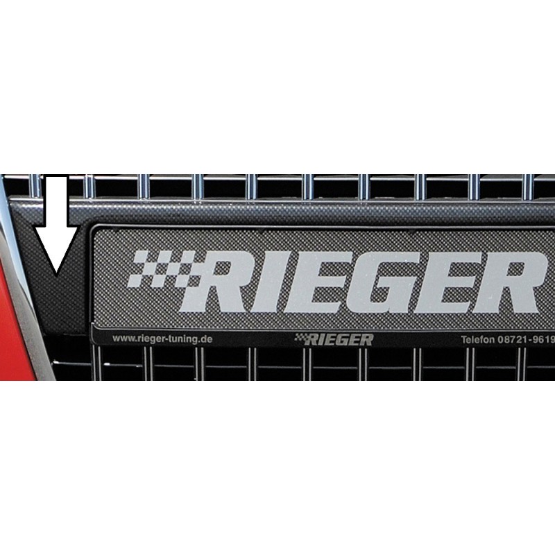 Rieger portador de la placa de carbono Look