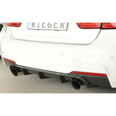 Rieger faldón trasero inserto de carbono