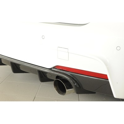 Rieger faldón trasero inserto de carbono