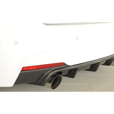 Rieger faldón trasero inserto de carbono