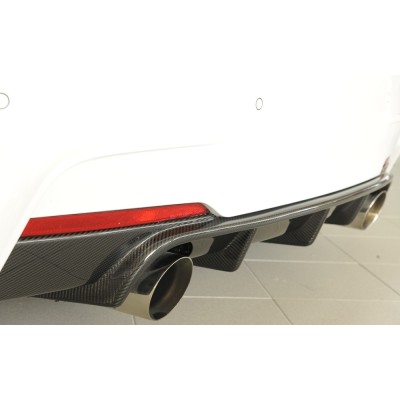 Rieger faldón trasero inserto de carbono