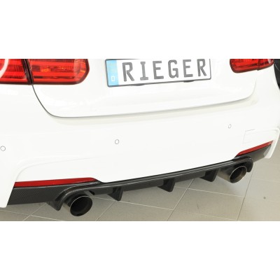 Rieger faldón trasero inserto de carbono