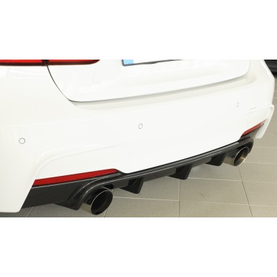 Rieger faldón trasero inserto de carbono