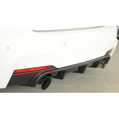 Rieger faldón trasero inserto de carbono