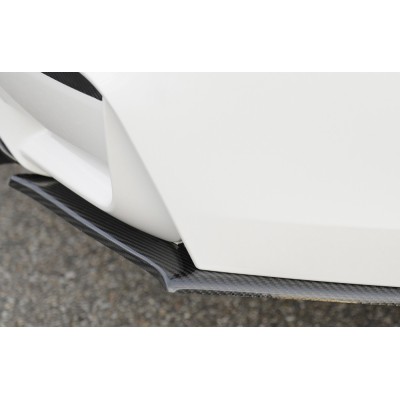 extensión faldón trasero de carbono, a la derecha