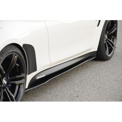 extensión faldón lateral de carbono, izquierda