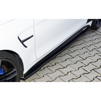 extensión faldón lateral de carbono, izquierda