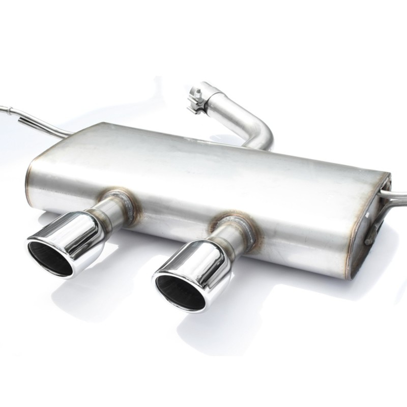 silenciador de escape centrada 2x90mm VW Golf 7