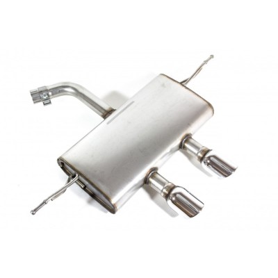 silenciador de escape centrada 2x90mm VW Golf 7