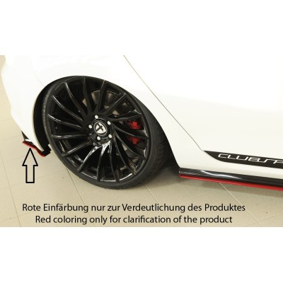 Rieger extensión faldón trasero lateralmente, a la izquierda