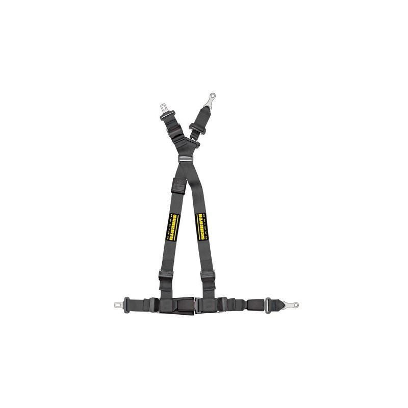 ajuste rápido de la correa Schroth, negro, derecha, multitud de color amarillo