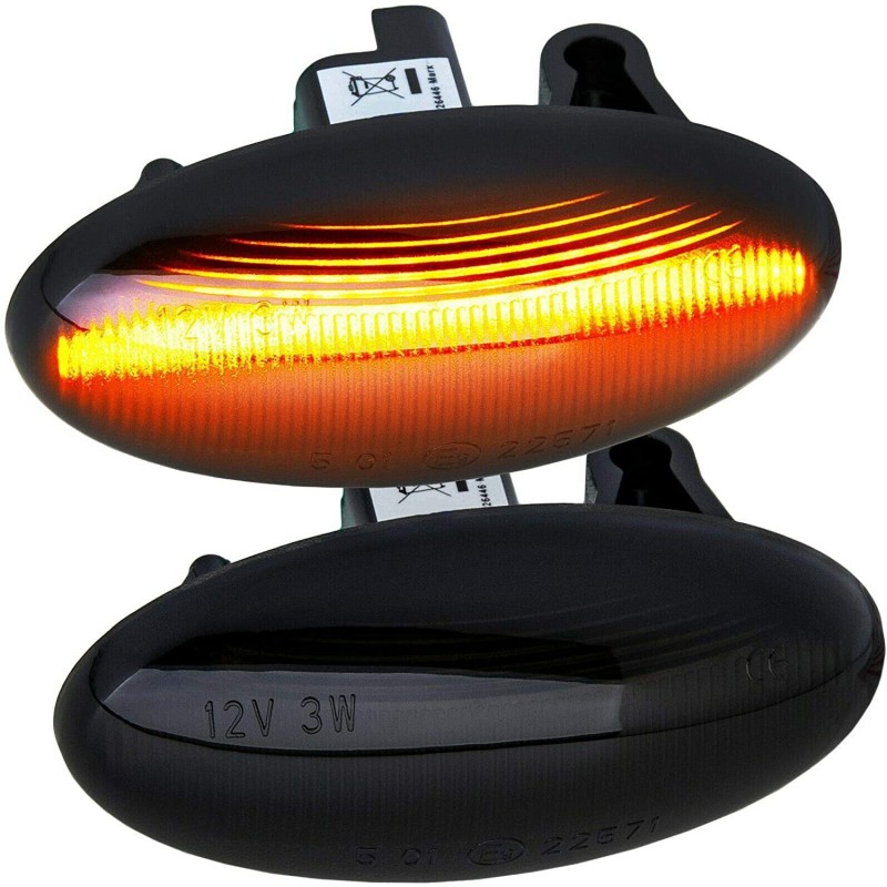 Clignotants Latéraux 6325G3 - Compatibles Peugeot 206, 1007, 307, Citroën C1, C3, Berlingo Et Autres Modèles