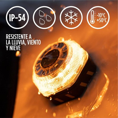 Luz Emergencia para coche o moto, señalización de peligro LED 16V