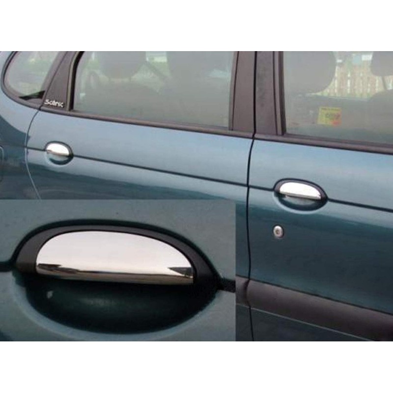 Tiradores de puerta para Renault Clio II - 1998-2005 cromados Tiradores de puerta para Renault Clio II - 1998-2005 cromados