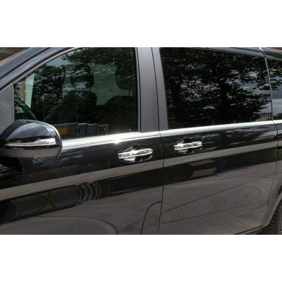 Tiradores de puerta para Mercedes VITO | CLASE V | W447 2014+ KEYLESS GO cromados