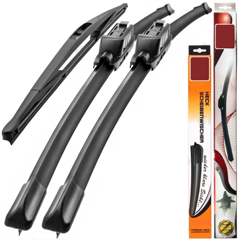 Limpiaparabrisas delanteros + traseros válidos para NISSAN QASHQAI | J11 | Desde 2014+ [16/26/12"]