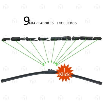 Limpiaparabrisas delanteros válidos para VW TOUAREG I, II | 7L, 7P | 2002-2018 [26/26"]