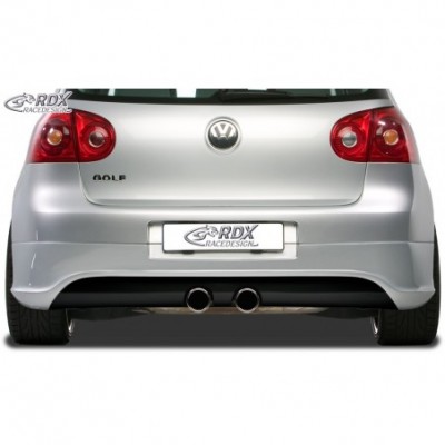 Difusor trasero RDX para VW Golf 5 "R32 Clean" con orificio de escape para R32-EXHAUST