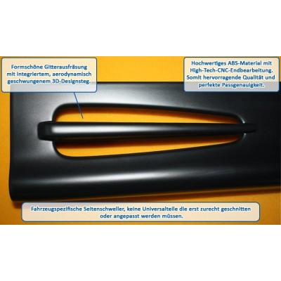 RDX Estriberas para VW Fox "GT4"