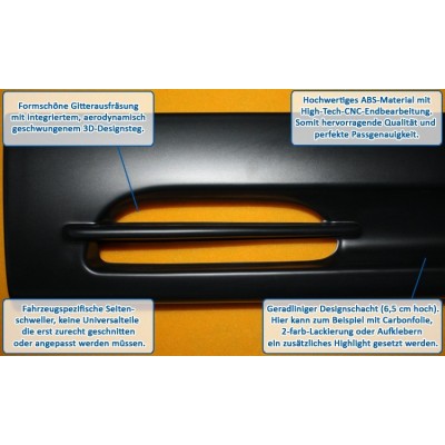 RDX Estriberas para Fiat Bravo y Brava (182) "GT-Race"