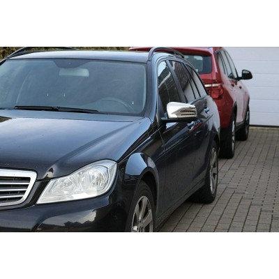 Carcasas Retrovisores Cromados para Mercedes W212 S212 C207 A207 W221 Clase S+E