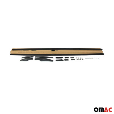 Barras de techo para ALFA ROMEO TONALE 2022-2024  Solid (Tornilleria) Alu Black 2 Pcs