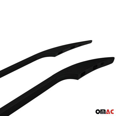 Barras de techo para CITROEN NEMO 2008-2016  Solid (Tornilleria) Alu Black 2 Pcs