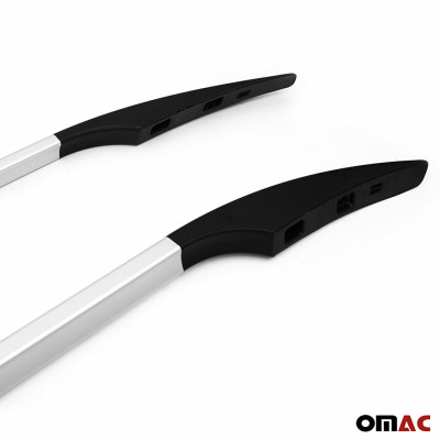 Barras de techo para DACIA LOGAN MCV SW 2006-2012  Solid (Tornilleria) Alu Gray 2 Pcs