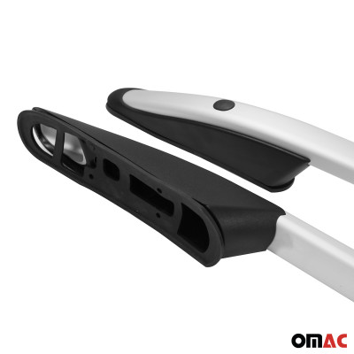 Barras de techo para FORD TOURNEO CUSTOM 2012- L2 Long  Sport Alu Gray 2 Pcs