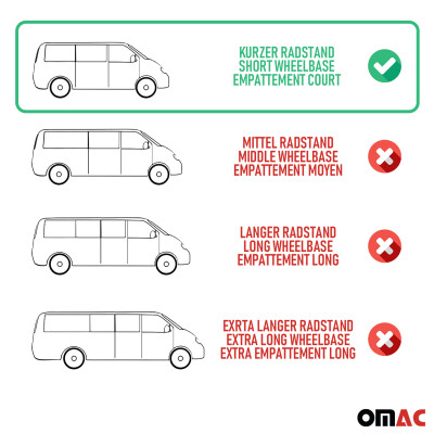 Barras de techo para RENAULT KANGOO II MVN/LAV 2008- L1  Solid (Tornilleria) Alu Black 2 Pcs