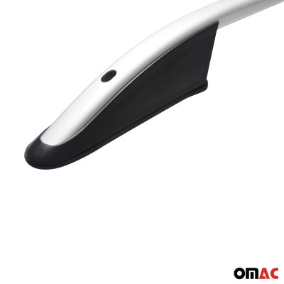 Barras de techo para VW CADDY 2021- L1  Elegance Alu Gray 2 Pcs