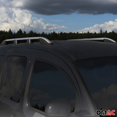 Barras de techo para VW CADDY 2021- L2  Elegance Alu Gray 2 Pcs