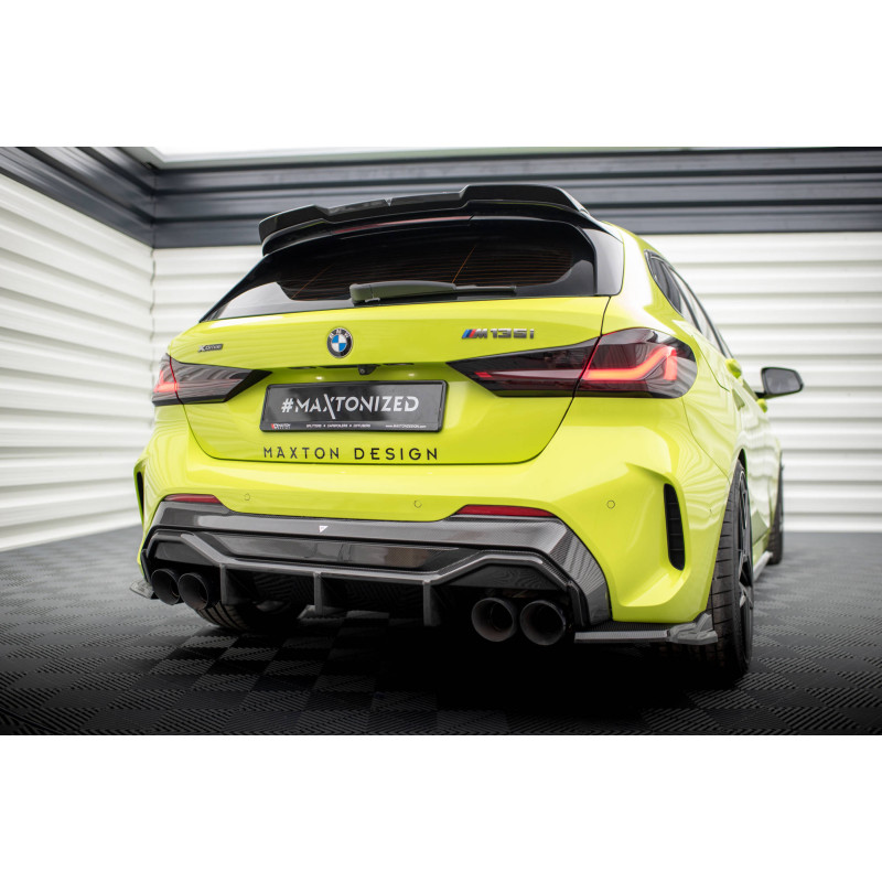 Carbon Fiber Difusor trasero para   + Milltek Sport Exhaust BMW 1 F40 M135i