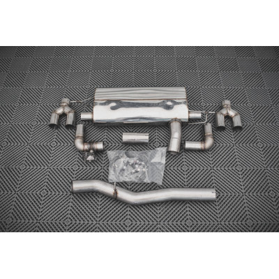 Carbon Fiber Difusor trasero para   + Milltek Sport Exhaust BMW 1 F40 M135i