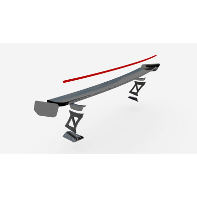 Carbon Fiber Spoiler para +LED light BMW M2 G87 / M240i / 2 M-Pack / 2 Standard G42