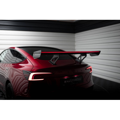 Carbon Spoiler + LED Tesla Model 3