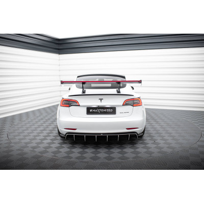 Carbon Spoiler + LED Tesla Model 3