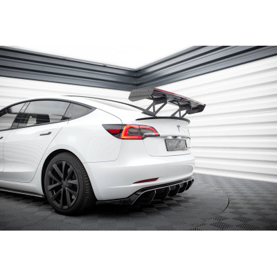 Carbon Spoiler + LED Tesla Model 3