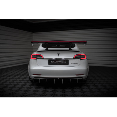 Carbon Spoiler + LED Tesla Model 3