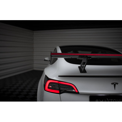 Carbon Spoiler + LED Tesla Model 3