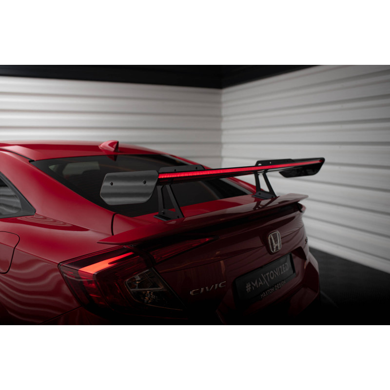 Carbon Spoiler para + LED Honda Civic SI Mk10