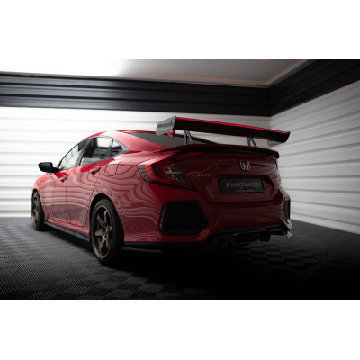 Carbon Spoiler para + LED Honda Civic SI Mk10