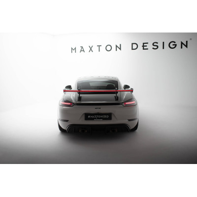 Carbon Spoiler para  + LED Porsche 718 Cayman 982c