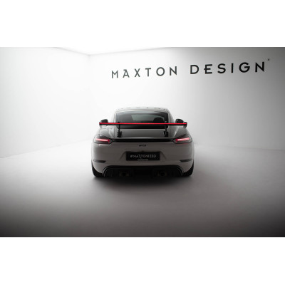 Carbon Spoiler para  + LED Porsche 718 Cayman 982c
