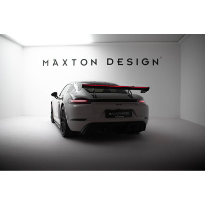 Carbon Spoiler para  + LED Porsche 718 Cayman 982c