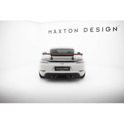 Carbon Spoiler para  + LED Porsche 718 Cayman 982c