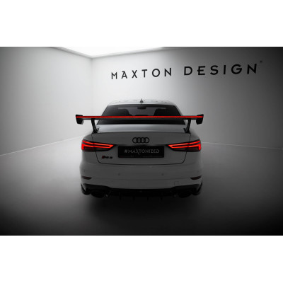 Carbon Spoiler para + LED Audi A3 / A3 S-Line / S3 / RS3 Sedan 8V / 8V Facelift