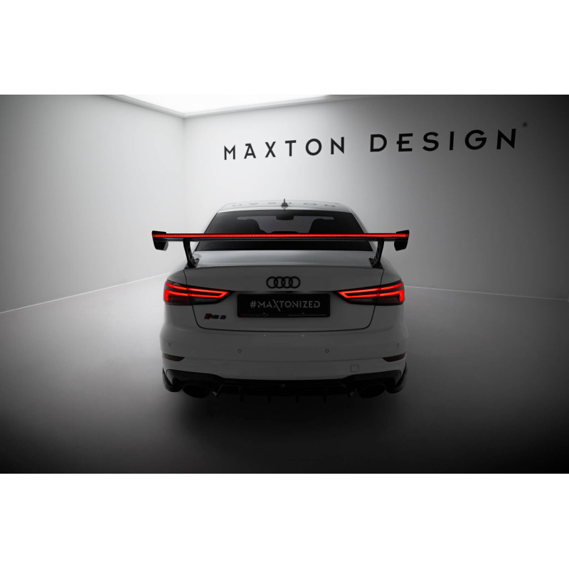 Carbon Spoiler para + LED Audi A3 / A3 S-Line / S3 / RS3 Sedan 8V / 8V Facelift