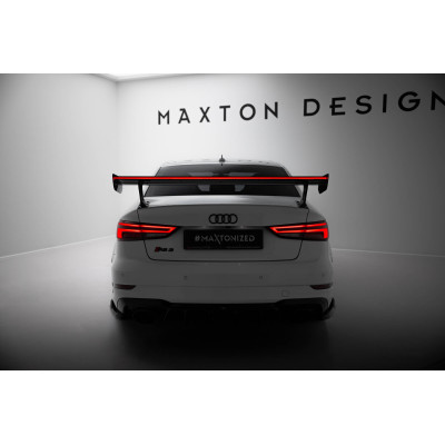 Carbon Spoiler para + LED Audi A3 / A3 S-Line / S3 / RS3 Sedan 8V / 8V Facelift