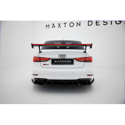 Carbon Spoiler para + LED Audi A3 / A3 S-Line / S3 / RS3 Sedan 8V / 8V Facelift